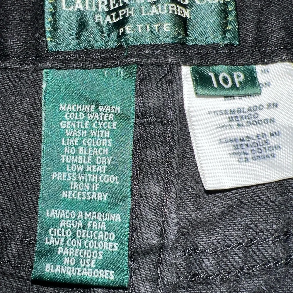 Lauren Jeans Co Ralph Lauren Women’s Black Jeans Straight Leg 10P - Picture 4 of 6